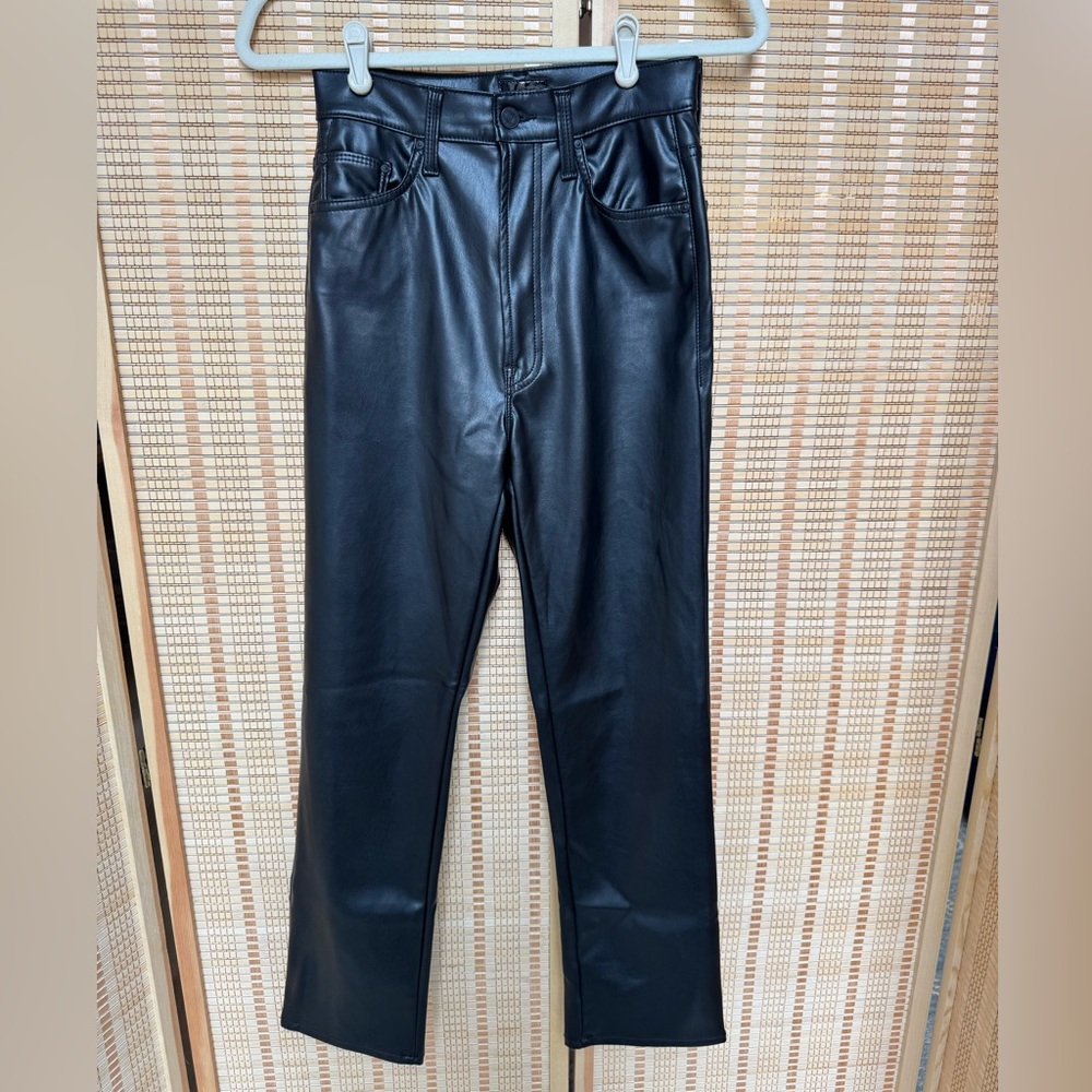 MOTHER High Waisted Rider Ankle in color Wax on Wax off